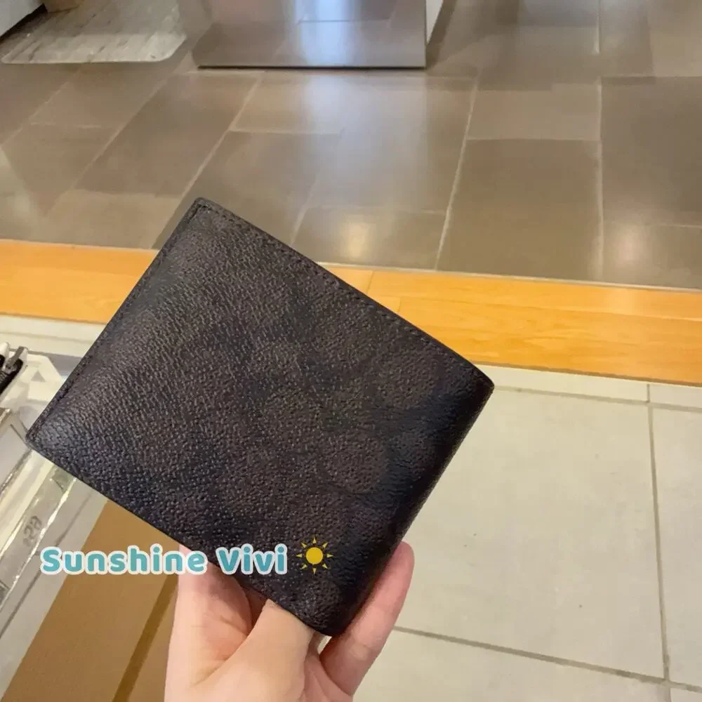 NWT Coach 3-In-1 WalletIn Signature Canvas With Patches CFR94 Walnut/Black